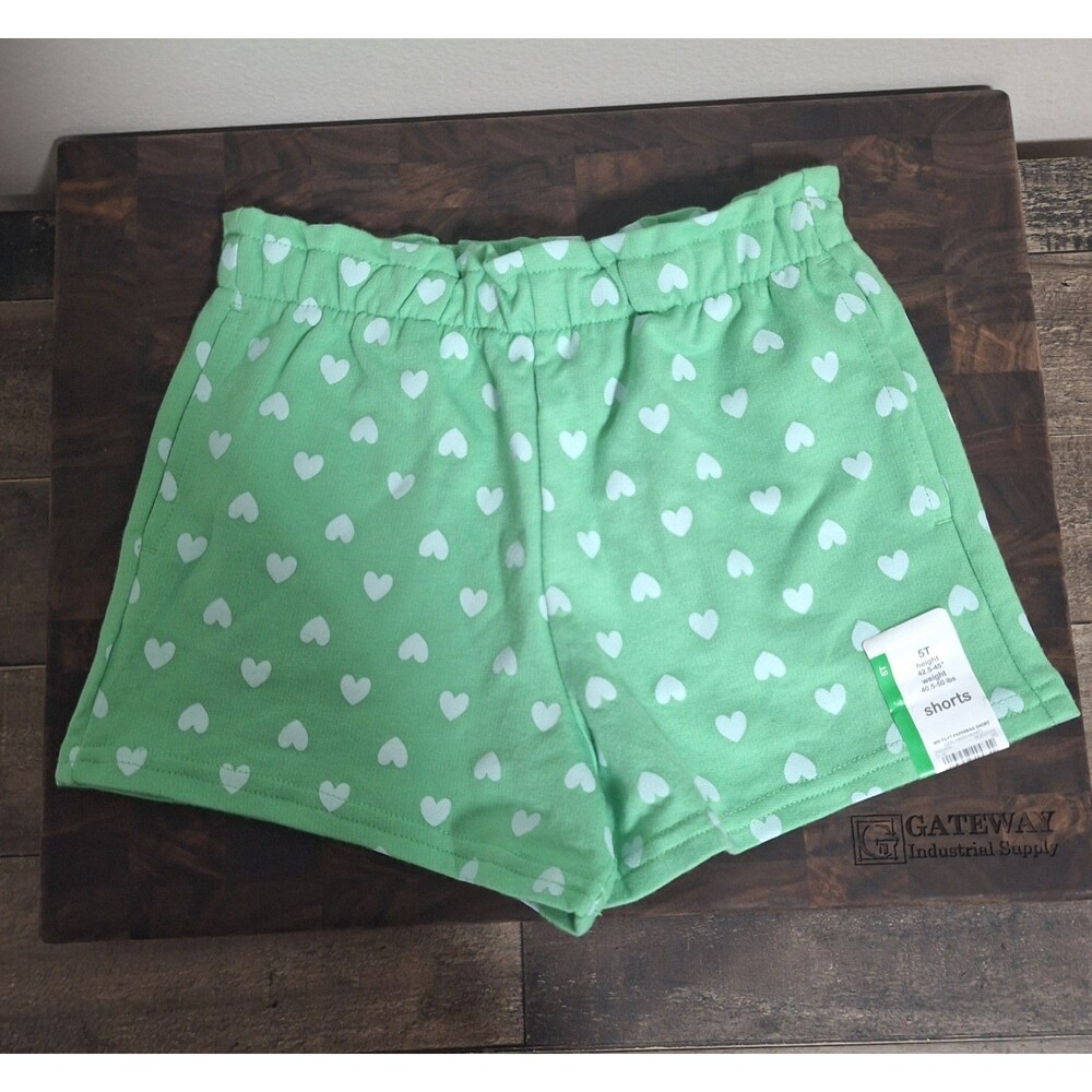 Wonder Nation Girls Pull-On Shorts Side pockets Cotton blend 5t